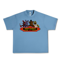 Pebble Blue FREDDY FAZBEAR'S Urban Heavy Tee - linhVisuals