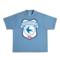Pebble Blue cardiff-city-fc Urban Heavy Tee - linhVisuals