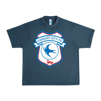 Midnight Navy cardiff-city-fc Urban Heavy Tee - linhVisuals