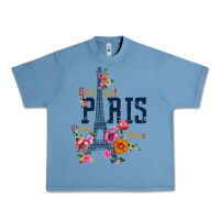 Pebble Blue PARIS Urban Heavy Tee - linhVisuals