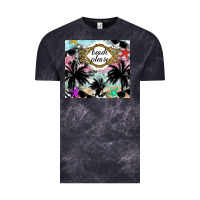 Cloud Black Beach Please Vintage Tee - CowhideDigitalArt