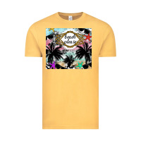 Vintage Mustard Beach Please Vintage Tee - CowhideDigitalArt