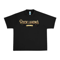Black 2022#ROCKLAHOMA Urban Heavy Tee - linhVisuals