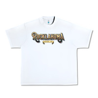 White 2022#ROCKLAHOMA Urban Heavy Tee - linhVisuals