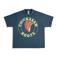 Midnight Navy chickasaw roots headdress native american chickasaw nation Urban Heavy Tee - linhVisuals