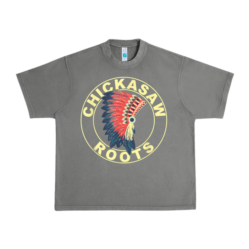 Chickasaw Roots Headdress Native American Chickasaw Nation Urban Heavy Tee by linhVisuals | Teevron