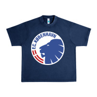 Navy fc-københavn Urban Heavy Tee - linhVisuals