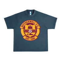 Midnight Navy motherwell-fc Urban Heavy Tee - linhVisuals
