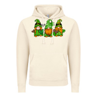 Vintage Artic st patricks day gnomes with western hearts and shamrocks Vintage Hoodie - Artiststas