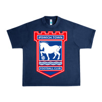 Navy ipswich-town-fc Urban Heavy Tee - linhVisuals