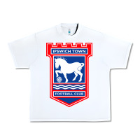 White ipswich-town-fc Urban Heavy Tee - linhVisuals
