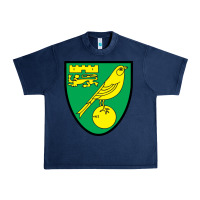 Navy norwich-fc Urban Heavy Tee - linhVisuals