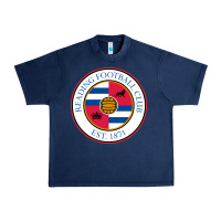 Navy reading-fc Urban Heavy Tee - linhVisuals