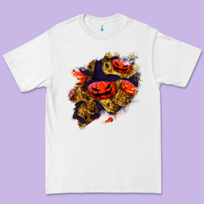 Halloween Pumpkin Patch  2 Premium Tee Designed By Bundleandbundleshop