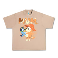 Burro Bluey Mum Urban Heavy Tee - linhVisuals