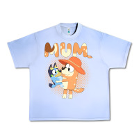 Grape Ice Bluey Mum Urban Heavy Tee - linhVisuals