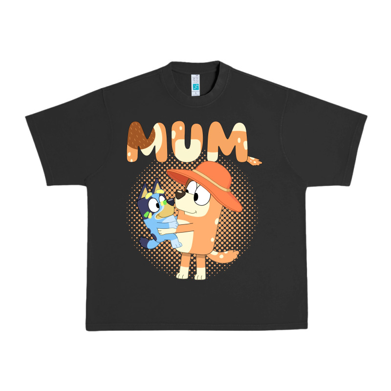 Bluey Mum Urban Heavy Tee by linhVisuals | Teevron