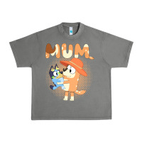 Tornado Bluey Mum Urban Heavy Tee - linhVisuals