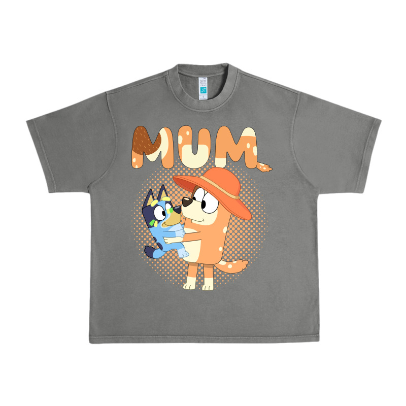 Bluey Mum Urban Heavy Tee by linhVisuals | Teevron