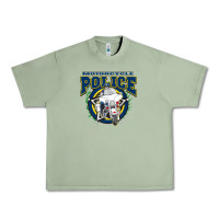 Oil Green motorcycle police law enforcement Urban Heavy Tee - linhVisuals