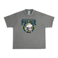Tornado motorcycle police law enforcement Urban Heavy Tee - linhVisuals