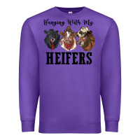 Purple hanging with my heifers Premium Sweatshirt - RanaPortraitStore