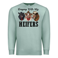 Seafoam hanging with my heifers Premium Sweatshirt - RanaPortraitStore