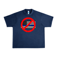 Navy anti police state tee Urban Heavy Tee - linhVisuals
