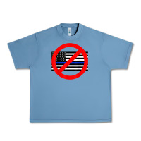 Pebble Blue anti police state tee Urban Heavy Tee - linhVisuals