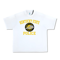 White kentucky state police Urban Heavy Tee - linhVisuals