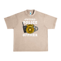 French Oak kids future police officer policeman Urban Heavy Tee - linhVisuals