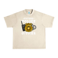 Sandshell kids future police officer policeman Urban Heavy Tee - linhVisuals