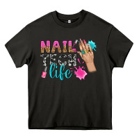 Asphalt nail tech life bbs Heavy Core Tee - BundleAndBundleShop