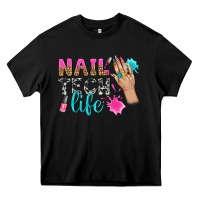 Black nail tech life bbs Heavy Core Tee - BundleAndBundleShop