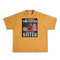 Peanut Butter my favorite firefighter calls me sister. Urban Heavy Tee - linhVisuals
