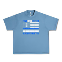 Pebble Blue blue lives matter for police officer Urban Heavy Tee - linhVisuals