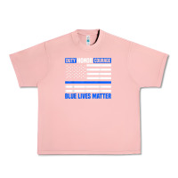 Salmon blue lives matter for police officer Urban Heavy Tee - linhVisuals