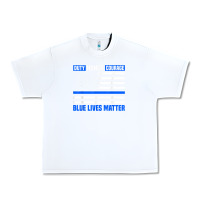White blue lives matter for police officer Urban Heavy Tee - linhVisuals