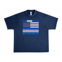 Navy blue lives matter for police officer Urban Heavy Tee - linhVisuals