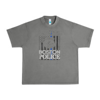 Tornado boston police shirt saint michael police officer prayer Urban Heavy Tee - linhVisuals