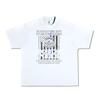 White boston police shirt saint michael police officer prayer Urban Heavy Tee - linhVisuals