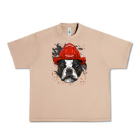 Burro boston terrier firefighter boston terrier dog lover premium Urban Heavy Tee - linhVisuals