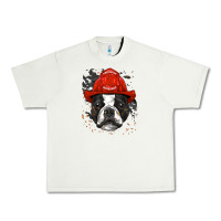 Pistachio boston terrier firefighter boston terrier dog lover premium Urban Heavy Tee - linhVisuals