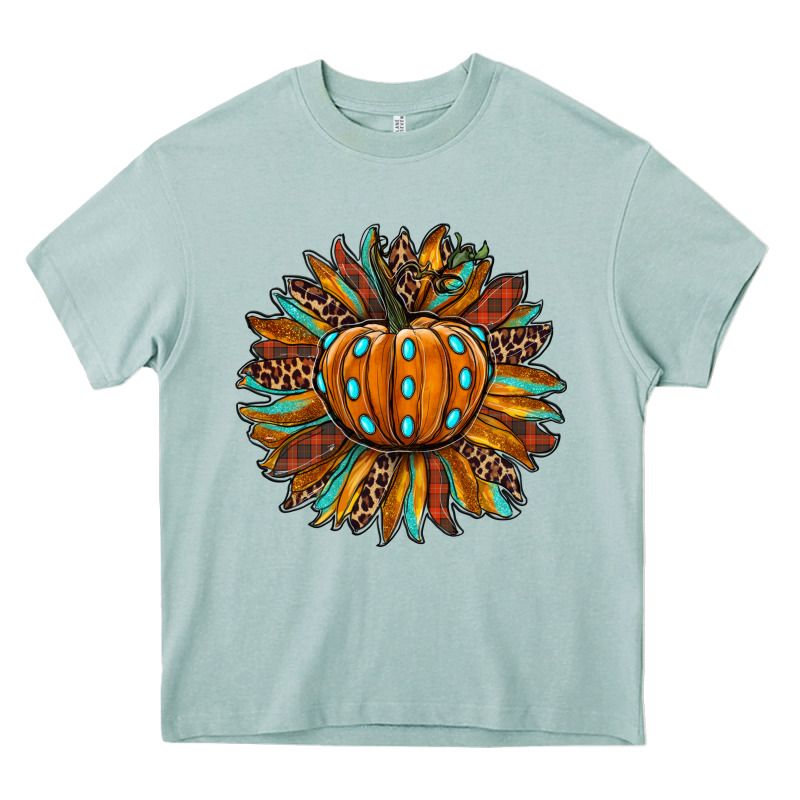 Pumpkin Sunflower Heavy Core Tee by RanaPortraitStore | Teevron