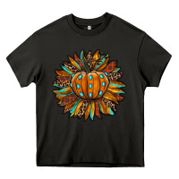 Asphalt pumpkin sunflower Heavy Core Tee - RanaPortraitStore