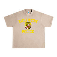 French Oak maryland state police Urban Heavy Tee - linhVisuals