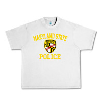 Lunar Rock maryland state police Urban Heavy Tee - linhVisuals