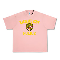 Salmon maryland state police Urban Heavy Tee - linhVisuals