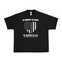 Black national police week shirt in memory and honor us flag Urban Heavy Tee - linhVisuals