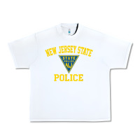 White new jersey state police Urban Heavy Tee - linhVisuals